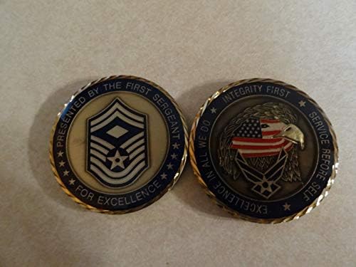 Aveshop Подбрани символи Ch Cn AF представени първият сержант Integrity First (тези знаци перфектно ще допълнят вашата колекция)