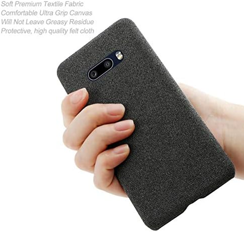 Калъф SHUNDA за LG G8x ThinQ, Ультратонкая Филцови Тъкани Със Защита от пръстови отпечатъци за LG G8x ThinQ - Червен