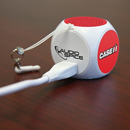 AudioSpice Case IH MX-100 Cubio Mini Bluetooth Speaker - Бял