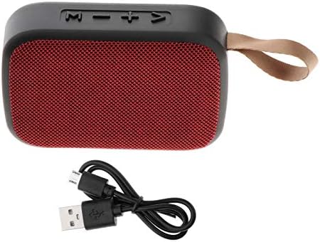 Портативни Безжични Bluetooth високоговорители Gazechimp Bass, Тонколони за Дома, на открито, Пътувания, Партита-Червен