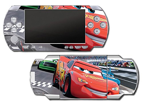 Cars Lightning McQueen Sally Racing Movie Video Game Vinyl Стикер Skin Sticker Калъф за Sony PSP, Playstation Portable Original Fat 1000 Series System