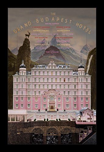 Wallspace Grand Budapest Hotel - Плакат на филма в рамката на 11x17