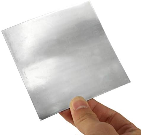 LEISHENT High Purity Pure Цинк Zn Sheet Metal Plate Foil Thickness 0.2 Mm to 0.5 Mm Width 100Mm Length 150Mm,0.5x150x100mm
