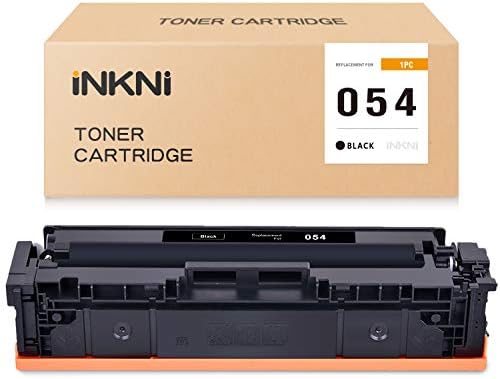 INKNI Съвместим тонер касета Заместител на Canon 054 CRG-054 за цвят ImageClass MF644Cdw LBP622Cdw MF642Cdw MF641Cw MF643Cdw MF645Cx на принтера (черен, 1 опаковка)