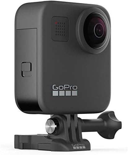 GoPro MAX Водоустойчив 360 Камера със сензорен екран, 5.6K30 UHD Видео 16.6 MP Снимки Кит с Двойно зарядно