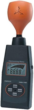 Портативен тестер ЕЛЕКТРОМАГНИТНИ Тестер Нискочестотен Електромагнитен Подаден Измерител на интензивността на EMF828/EMF829 висока честота на Измерване на интензивно