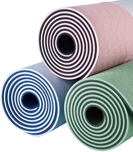 XHE килимче за Йога Постелката за Йога с Дебелина 6 мм Нескользящий Фитнес-килимче за Йога Упражнения Удължаване,