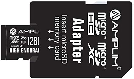 Amplim 128GB Micro SD Карта, microSD Memory Plus Адаптер, с Извънредно Висока Скорост на microSDXC SDXC U3 Клас 10 V30 UHS-I TF Nintendo-Switch, Go Pro Hero, на Повърхността, Телефон Galaxy, Помещение за Сигурност н?