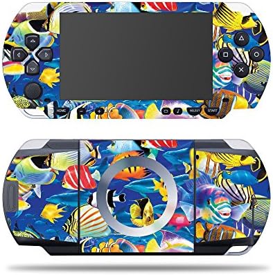 MightySkins Skin е Съвместима със Sony PSP – Tropical Fish | Защитно, здрава и уникална vinyl стикер wrap