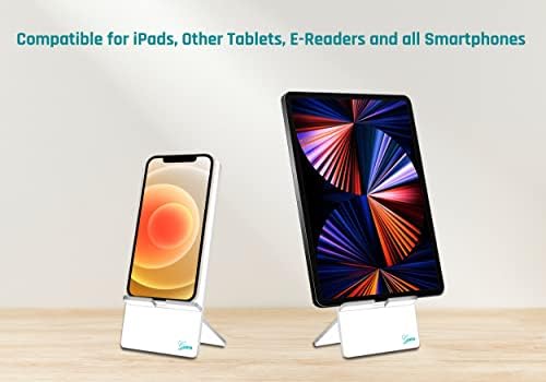 Glisten Tablet Stand (iPads & Other Таблети) / Поставка за мобилен телефон / Поставка за четец - Positive Mind Positive Vibes Positive Life with Синьо-Color Pastel Printed Plastic Tablet / e-Reader / Mobile Stand.