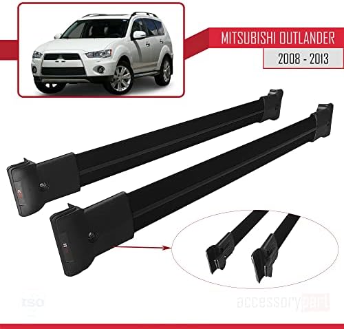accessorypart Поперечина за Mitsubishi Outlander 2008-2013 Багажника на Колата Горния Багажник за Релсите