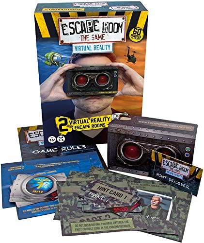 Идентичност Games Room Escape The Game: Virtual Reality Expansion Pack Edition - Два нови приключения VR Escape Room - с очила за гледане и приложение за смартфон