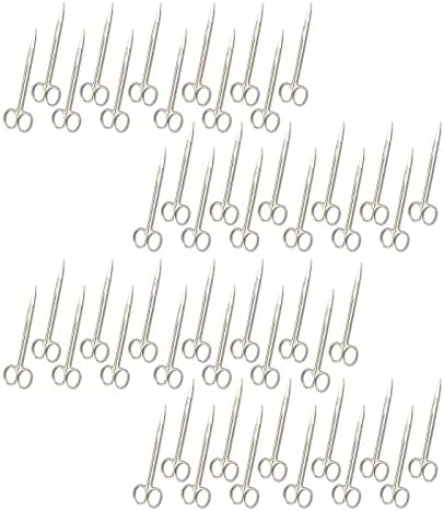 DDP Лот от 50 Goldman Fox Scissor 6 (15.25 см) Прави стоматологични инструменти Surgi от Неръждаема стомана